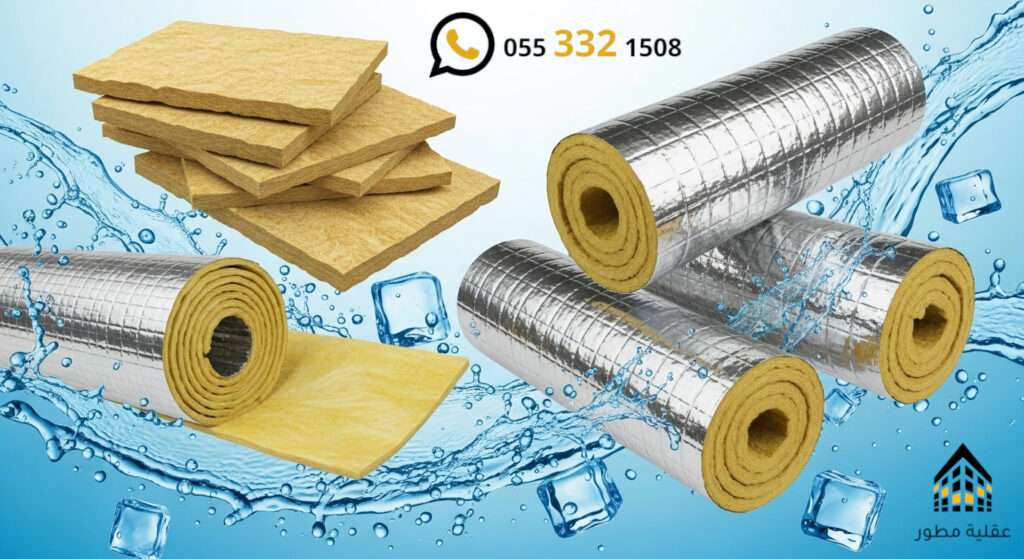 عزل صوت مواسير الصرف عزل المواسير بالصوف الصخري بالدمام