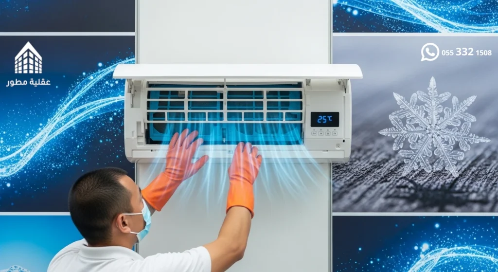 تنظيف مكيفات شباك